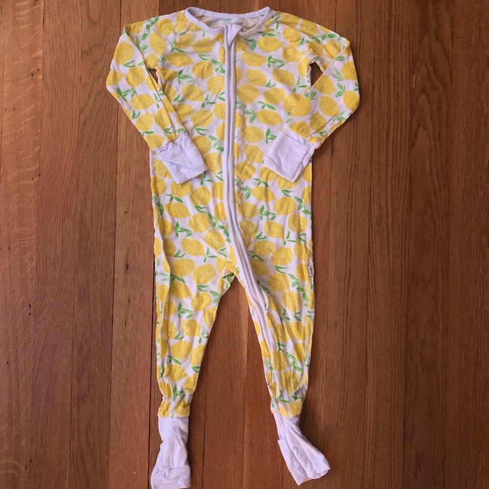 Little Sleepies Lemons Bamboo Viscose Zippy